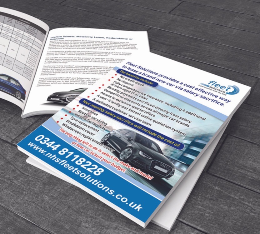 Fleet Solutions A5 Brochure Design and Print